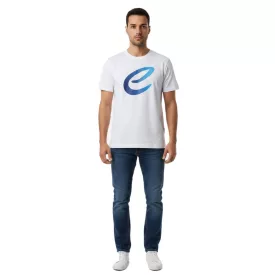   Colorful Formula E férfi póló, pamut Ing  Colorful Formula E Logo, Summer Ing 701223579, fehér/kék vagy fehér/rózsaszín/sárga Méret: L