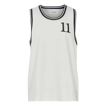 klasszikus 11 PROJECT PRZayden férfi kerek nyakú Tank Top 21301016-ME fehér vagy fekete Méret: M