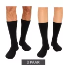 3 pár Circulation-Friendly SOCKSWEAR Diabetic Zokni nőknek és férfi, pamut Zokni  Comfort karperec, fehér, fekete, vagy fehér/szürke Méret: 35_38