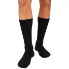 3 pár Circulation-Friendly SOCKSWEAR Diabetic Zokni nőknek és férfi, pamut Zokni  Comfort karperec, fehér, fekete, vagy fehér/szürke Méret: 35_38