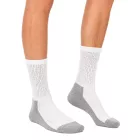3 pár Circulation-Friendly SOCKSWEAR Diabetic Zokni nőknek és férfi, pamut Zokni  Comfort karperec, fehér, fekete, vagy fehér/szürke Méret: 35_38