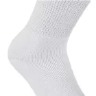 3 pár Circulation-Friendly SOCKSWEAR Diabetic Zokni nőknek és férfi, pamut Zokni  Comfort karperec, fehér, fekete, vagy fehér/szürke Méret: 43_46