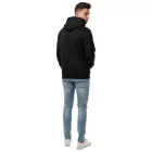 Cozy ON THAT ASS Xavier Férfi Kapucnis Pulóver, Pamut Pulóver kenguruzsebbel, polár béléssel, fekete Méret:3XL