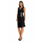  női ruha  Rhinestones, estélyi ruha, Cocktail ruha, ujjatlan 917457 fekete Méret: 44