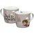 Harry Potter "Roxfort Expressz" Bögre, 300 ml Porcelán Bögre, Rózsaszín szív alakú fogantyúval, Szürke Méret:N