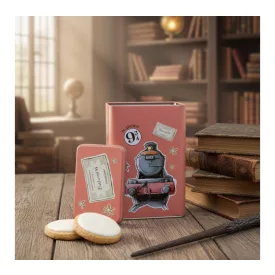   Harry Potter "Roxfort Expressz" 1500 ml Fém Tároló Konténer Fedővel, Rózsaszín Méret:N
