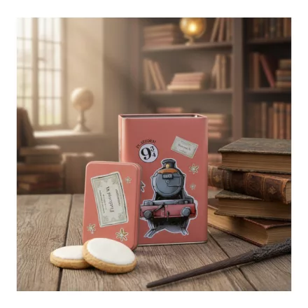 Harry Potter "Roxfort Expressz" 1500 ml Fém Tároló Konténer Fedővel, Rózsaszín Méret:N