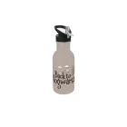 Harry Potter "Vissza Roxfortba" 500 ml rozsdamentes acél kulacs varázslatos dizájnnal, szürke Méret:N