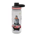 Harry Potter "Roxfort Expressz" kulacs 700 ml csavaros kupakkal, varázslatos dizájnnal, átlátszó/rózsaszín Méret:N