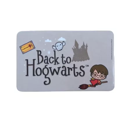 Harry Potter „Vissza Roxfortba” reggeliző tábla varázslatos dizájnnal, 24 x 15 cm, melamin tábla, szürke Méret:N