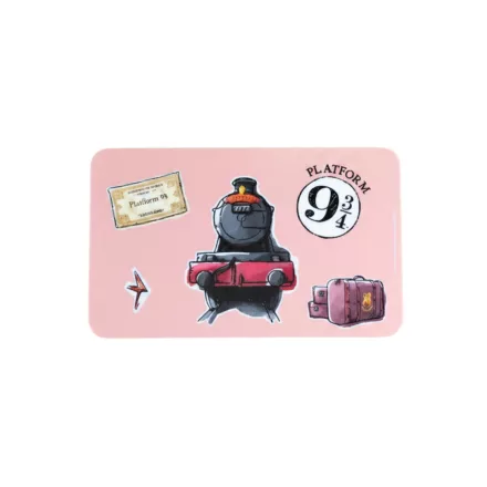 Harry Potter "Roxfort Expressz" Reggeliződeszka Varázslatos Dizájnban, 24 cm x 15 cm, Melamin Deszka, Rózsaszín Méret:N