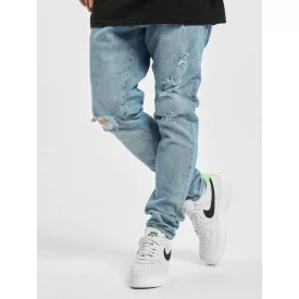   Comfortable 2Y prémium férfi Farmer vékony Fit sztreccs cipzár  pamut kék Méret: 34