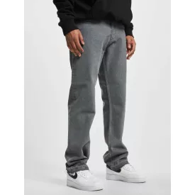   Modern DEF férfi Farmer, straight fit, cipzár-up, pamut, szürke Méret: 31