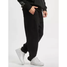   Comfortable URBAN CLASSICS férfi Nadrág  zseb, ribbed cuffs, 380 g/m² pamut, fekete Méret: XL