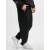 Comfortable URBAN CLASSICS férfi Nadrág  zseb, ribbed cuffs, 380 g/m² pamut, fekete Méret: XL