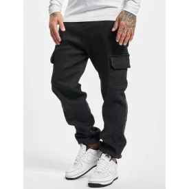   Comfortable URBAN CLASSICS férfi Farmer  sztreccs, zsinórozé, és zipper, made of pamut, fekete Méret: 32