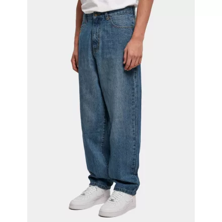 Modern URBAN CLASSICS férfi Farmer 150 g/m²  pamut, kék Méret: 30