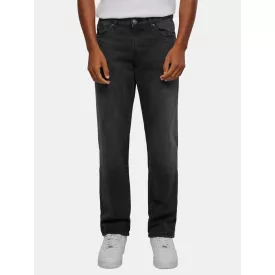   alkalmi URBAN CLASSICS férfi Farmer, straight fit, hooded, pamut, fekete Méret: 32