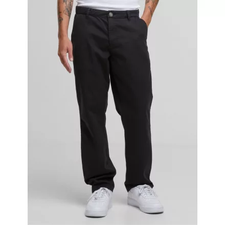 Comfortable URBAN CLASSICS férfi pamut Chinos – fekete Méret: 34