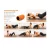 EDURO Fascia Massage Roller for Self-Massage of Muscles, szivacs Roller, Recovery Roller, approx. 34 x 15 cm, narancssárga Méret: N