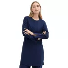 alkalmi női Mini ruha, tunika-stílus Summer ruha  hosszú újjú 956346 kék Méret: 40