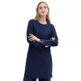   alkalmi női Mini ruha, tunika-stílus Summer ruha  hosszú újjú 956346 kék Méret: 40