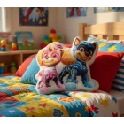 Nickelodeon paw patrol mancs őrjárat mancs őrjárat Mighty Pups gyerek Pillow alakú Pillow Skye és Chase 30x24cm szürke/rózsaszín/kék Méret: N