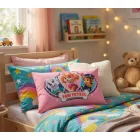 Nickelodeon paw patrol mancs őrjárat mancs őrjárat Skye Chase Puppy gyerek Pillow utazó Pillow  zseb 38x20cm rózsaszín Méret: N