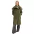 könnyű-care női kabát in gyapjú look, túlméretezett transitional dzseki kabát Kabát 952474 zöld Méret: 38