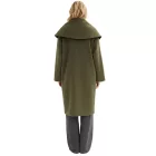 könnyű-care női kabát in gyapjú look, túlméretezett transitional dzseki kabát Kabát 952474 zöld Méret: 38