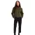 könnyű-care női gyapjú-look blouson dzseki kabát Kabát  dekoratív buttons, plus sizes, 973668 zöld Méret: 54