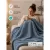 Cozy takaró – Oeko-Tex Certified (Standard 100) Microfiber Throw, approx. 150x200 cm – sötét szürke, kék, piros, vagy világos szürke Méret: N