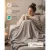 Cozy takaró – Oeko-Tex Certified (Standard 100) Microfiber Throw, approx. 150x200 cm – sötét szürke, kék, piros, vagy világos szürke Méret: N