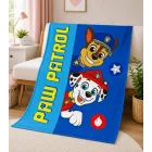 Nickelodeon paw patrol mancs őrjárat mancs őrjárat gyerek'' takaró  Logo, Lettering, és Characters – lágy Throw takaró (130x170 cm) – kék Méret: N