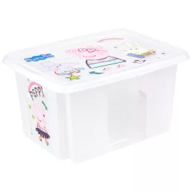   keeeper Karolina "Peppa malac  Peppa malac" Storage doboz  Fedél – Stackable 15L Container (termék No. 9575388) – fehér/átlátszó Méret: N