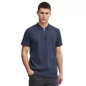  klasszikus tömör SDZakir férfi Polo Ing  Zipper – stílus 21301022-ME – szürke, kék, vagy fekete Méret: M