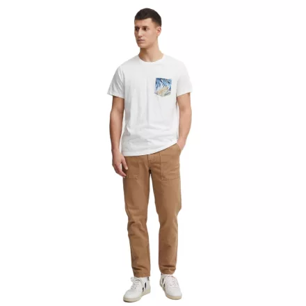 klasszikus BLEND férfi Nadrág  Zipper – pamut alkalmi nadrág 20715567 in barna, kék, vagy zöld Méret: W30_L34