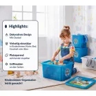 keeeper Karolina Storage doboz – Peppa malac  Peppa malac, paw patrol mancs őrjárat mancs őrjárat, Stitch, vagy Minnie Mouse – Stackable doboz  Fedél, 15L kapacitás – átlátszó, kék, vagy rózsaszín Méret: N
