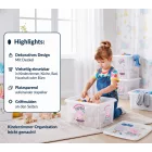 keeeper Karolina Storage doboz – Peppa malac  Peppa malac, paw patrol mancs őrjárat mancs őrjárat, Stitch, vagy Minnie Mouse – Stackable doboz  Fedél, 15L kapacitás – átlátszó, kék, vagy rózsaszín Méret: N