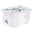 keeeper Karolina Storage doboz – Peppa malac  Peppa malac, paw patrol mancs őrjárat mancs őrjárat, Stitch, vagy Minnie Mouse – Stackable doboz  Fedél, 15L kapacitás – átlátszó, kék, vagy rózsaszín Méret: N
