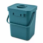 5-Liter Organic Waste Bin  hordozható fogantyú – Household Trash Can 8171624 (kék) Méret: N