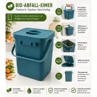 5-Liter Organic Waste Bin  Carry fogantyú – Household Trash Can (szürke, kék, vagy kék/szürke) Méret: N