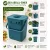 5-Liter Organic Waste Bin  Carry fogantyú – Household Trash Can (szürke, kék, vagy kék/szürke) Méret: N