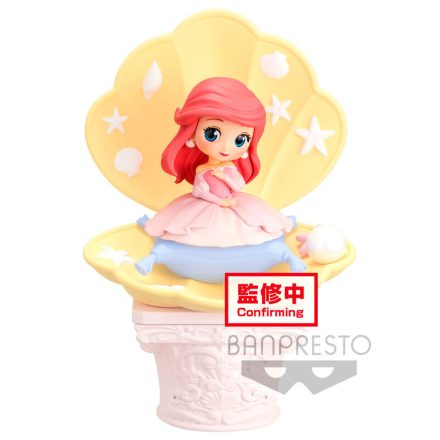 Disney Characters rózsaszín ruha stílus Ariel Ver.A Q posket figura 12cm gyerek