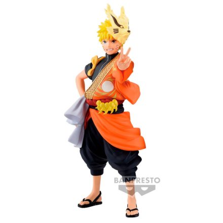Naruto Shippuden Animation 20th évforduló Costume Naruto Uzumaki 16cm gyerek