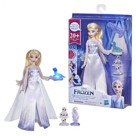 Spanish Disney Frozen jégvarázs 2 Magic Moments Elsa doll gyerek
