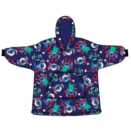 Disney Stitch oversize pulóver kabát felnőtt korall gyerek