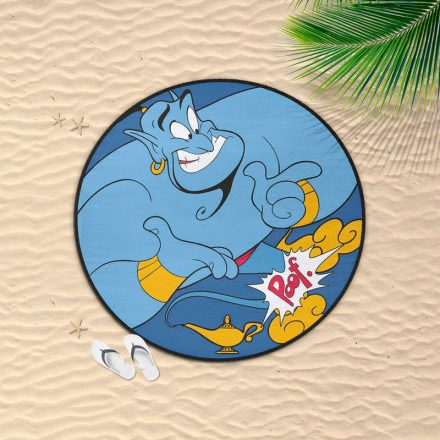 Disney Aladdin kerek microfiber strand fürdőruha towel 130cm gyerek