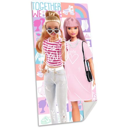 Barbie pamut strand fürdőruha towel gyerek