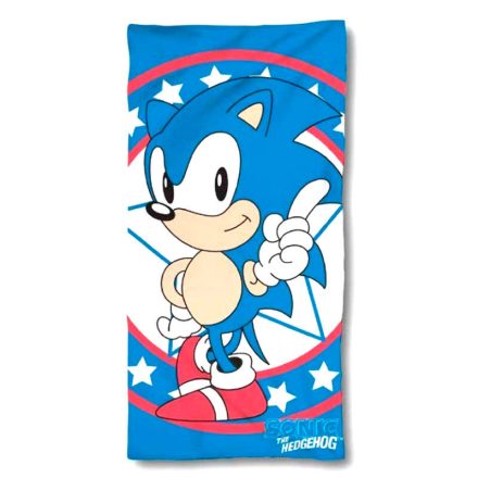 Sonic The Hedgehog pamut strand fürdőruha towel gyerek